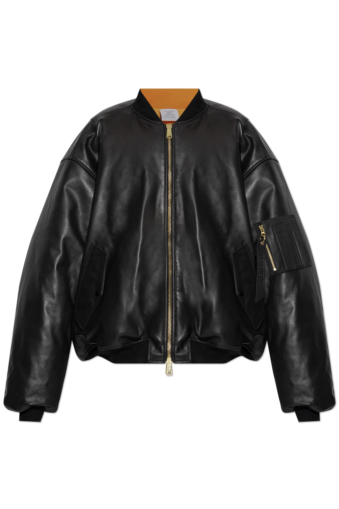 VETEMENTS ブラック MA-1 フライトジャケット 第18弾 MA-1 フライトジャケットライト ナイロン – MINIMAL